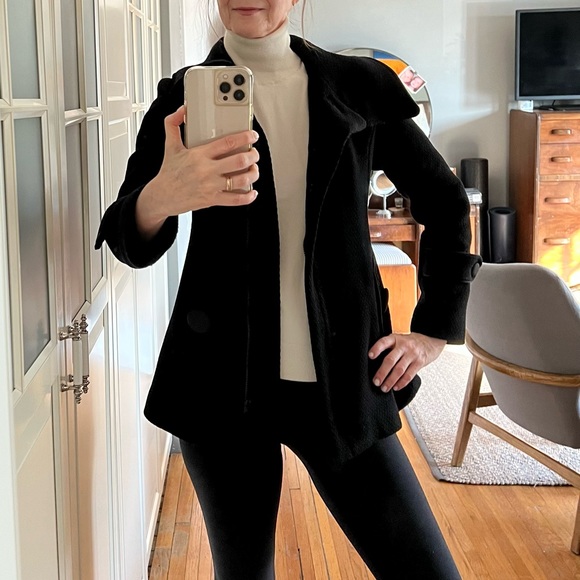 Soia and Kyo Wool Coat - Size XS - Black - Picture 9 of 10